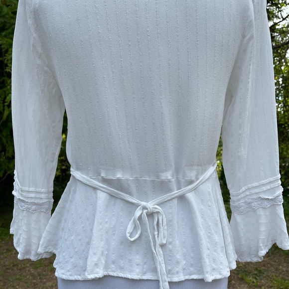 Miss Me Embroidered Chiffon Blouse. Size XS - Picture 11 of 13